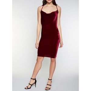 Rainbow Love Chelsey Criss Cross Back Velvet Dress